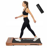 Medinis bėgimo takelis XTREXO Walking Pad W120+ su pulteliu, 12 programų, 1–7 km/val.