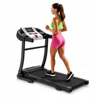 Elektrinis bėgimo takelis HRS T-190, 110 kg, sulankstomas, USB, 12 programų, su suktuku