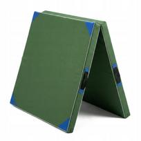 Sulankstomas gimnastikos čiužinys 200×5 cm, žalias