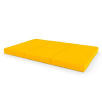 Sulankstomas gimnastikos kopetėlių čiužinys 150x100x10 cm Comet, geltonas