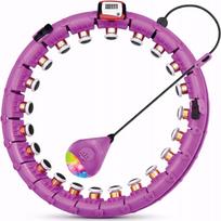 Svorio hula lankas su iškilimais ir LED skaitikliu