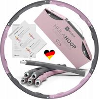 Lankas mankštai Hula Hoop, 90 cm, 1,2 kg, sulankstomas