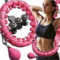 Sulankstomas Hula Hoop su svoriais, lieknėjimui ir mankštai SMART FIT
