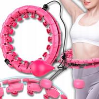 Hula hoopas su projekcija, masažinis, 24 dalių, lieknėjimui