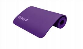 Sporto kilimėlis DrFit 180x60x1 cm, violetinis, su dėklu