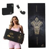 Jogos kilimėlis BEAUTIFUL SET PREMIUM SUEDE ELEPHANT 4 mm su dirželiu ir antrankiais