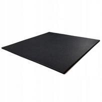 Guminė grindų plytelė sporto salei, 20 mm, juoda, 100x100 cm