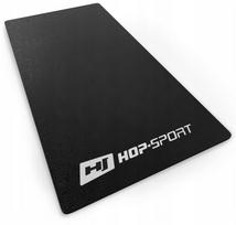 Treniruoklių kilimėlis Hop-Sport, 120 x 60 cm, juodas, PVC