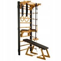 Gimnastikos sienelė SET PREMIUM ONMAX BALANCE MAX su LUXO stotele, grafito spalvos