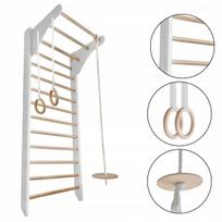Gimnastikos sienelė Kinder Wood, balta-medžio spalvos