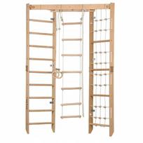 Gimnastikos sienelė SPR Corner, 230 cm, su tinklu, natūralios spalvos, namams