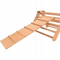 Sporto lenta RINAGYM 145×32 cm, su skersiniais ir lygiu paviršiumi, 75 kg