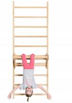 Medinė gimnastikos sienelė vaikams, 200 cm