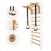 Gimnastikos sienelė ONMAX Nord PREMIUM, 230 cm, balta, namų treniruotėms