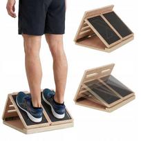 Reguliuojama XTREXO juoda blauzdų tempimo platforma
