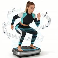 Vibracinė treniruoklio platforma, 199 lygiai, 5 režimai, Bluetooth, 160 kg