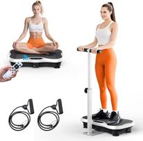 Vibro Shaper vibroplatforma viso kūno treniruotėms, su Bluetooth nuotolinio valdymo pultu