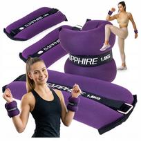 Svarmenų rinkinys rankoms ir kojoms, 2 x 1,5 kg, su velcro užsegimu