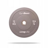 Svorio diskas 5 kg, 51 mm, GymBeam, tvirtas, su amortizacija