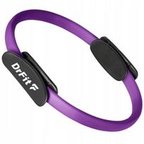 Pilates treniruočių žiedas DrFit, 36 cm, violetinis