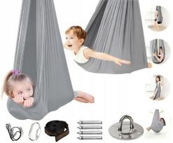 Vaikiška akrobatinė hamako juosta, 2,8 x 1,5 m, sensorinė sūpynė