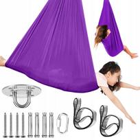 Vaikiška terapinė sensorinė supynė, violetinė, 280x100 cm