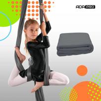 Oro akrobatinė juosta Aerial Silk, grafito spalvos, metrais