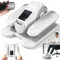 Mini elipsinis treniruoklis po stalu, 12 lygių, su nuotolinio valdymo pultu ir LCD, tylus