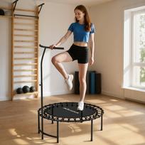 Sulankstomas mini batutas SPORTNOW su rankena, Ø102 cm