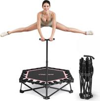 Treniruoklių batutas HXD ERGO 70027, 102 cm, su rankena, tylus, sulankstomas