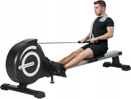 Irklavimo treniruoklis HOME, 8 pasipriešinimo lygių, sulankstomas, LCD ekranas, iki 120 kg