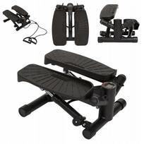 Stepperis XTREXO FS200, juodas, su pasipriešinimo sistema ir LCD ekranu