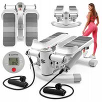 Stepperis su pasukama platforma ir rankenomis, LCD ekranas, 2in1 modelis