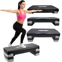 Aerobinė stepo platforma, 3 aukščiai, tvirta