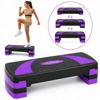 Aerobikos laiptelis STEP FITNESS CORNIX, 3 pakopų, 10–20 cm, iki 200 kg