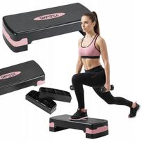 Aerobinė dviejų pakopų step platforma GYMTEK