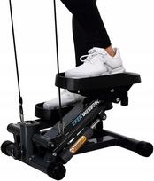 Stepperis su virvėmis ir „Bluetooth“ skaitikliu fitnessui