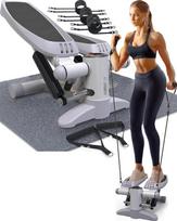 Mini stepperis Nordic Lifting su pasipriešinimo gumomis ir neslystančiais pedalais