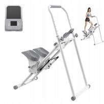Sulankstomas stepperis KZYNTH su LCD ekranu, reguliuojamas, iki 100 kg, tinka iki 180 cm ūgio, treniruotėms namuose