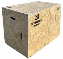 Medinė šuolių dėžė 50x60x75 cm Crossfit treniruotėms
