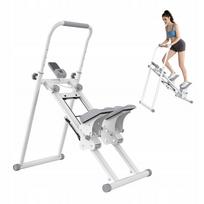 Laiptinis steperis namų treniruotėms, reguliuojamas, LCD ekranas, 100 kg
