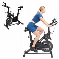 Treniruoklis dviratis, 4 kg smagratis, juodas ir baltas