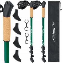 Šiaurietiško ėjimo teleskopinės lazdos NORDIC WALKING PRO, sulankstomos, reguliuojamo ilgio