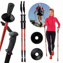 Šiaurietiško ėjimo lazdos NORDIC WALKING, sulankstomos, 2 vnt., SENIOR SET