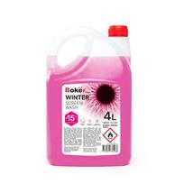 Žieminis auto stiklų ploviklis BOKER -15C / 4L su piltuve