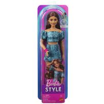 BARBIE FASHIONISTAS lėlė madistė žaliu kostiumėliu 29 cm