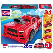 MEGA BLOKS BUILD AND GO 3 in 1 lenktyninio automobilio konstruktorius