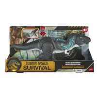 JURASSIC WORLD MUSCLE MADNESS interaktyvus dinozauras T. rex