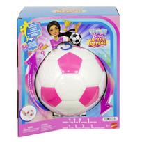 BARBIE ROLL & REVEAL futbolininkės staigmenų rinkinys 29 cm