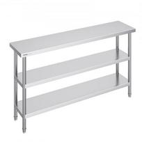 Virtuvės stalas Vevor SCGZT1520*355T, sidabrinis